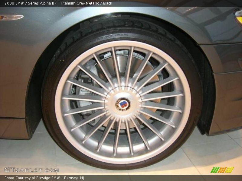 Titanium Grey Metallic / Black 2008 BMW 7 Series Alpina B7