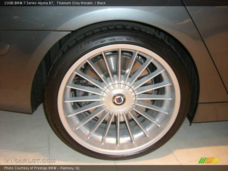 Titanium Grey Metallic / Black 2008 BMW 7 Series Alpina B7
