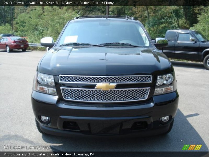 Black / Ebony 2013 Chevrolet Avalanche LS 4x4 Black Diamond Edition