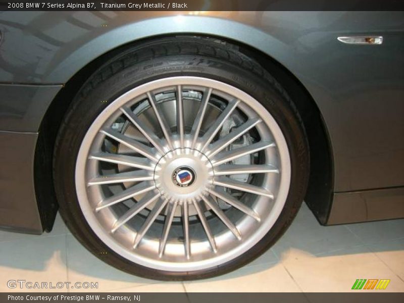 Titanium Grey Metallic / Black 2008 BMW 7 Series Alpina B7