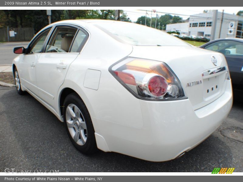 Winter Frost Pearl / Blond 2009 Nissan Altima 2.5 SL