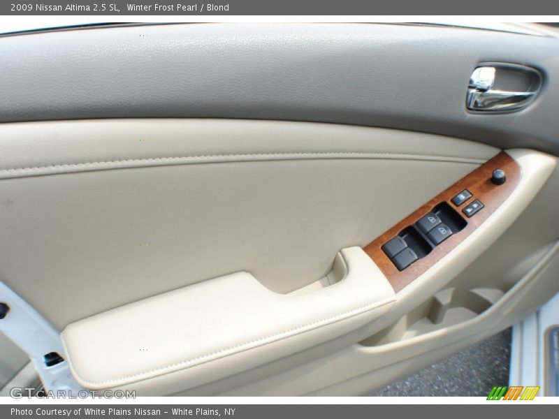Winter Frost Pearl / Blond 2009 Nissan Altima 2.5 SL