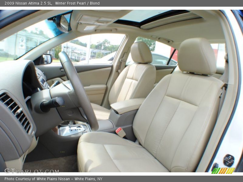 Winter Frost Pearl / Blond 2009 Nissan Altima 2.5 SL