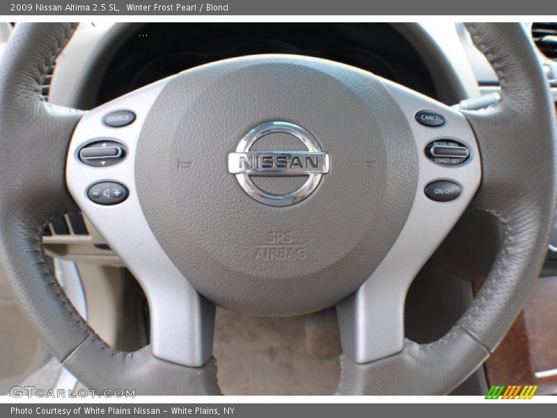 Winter Frost Pearl / Blond 2009 Nissan Altima 2.5 SL