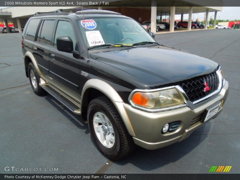 Solano Black / Tan 2000 Mitsubishi Montero Sport XLS 4x4