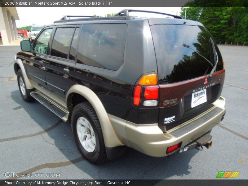 Solano Black / Tan 2000 Mitsubishi Montero Sport XLS 4x4