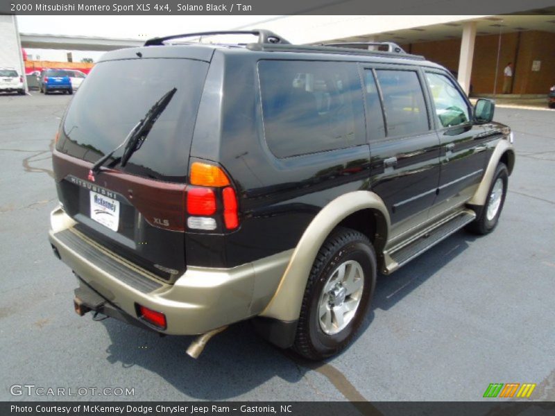 Solano Black / Tan 2000 Mitsubishi Montero Sport XLS 4x4