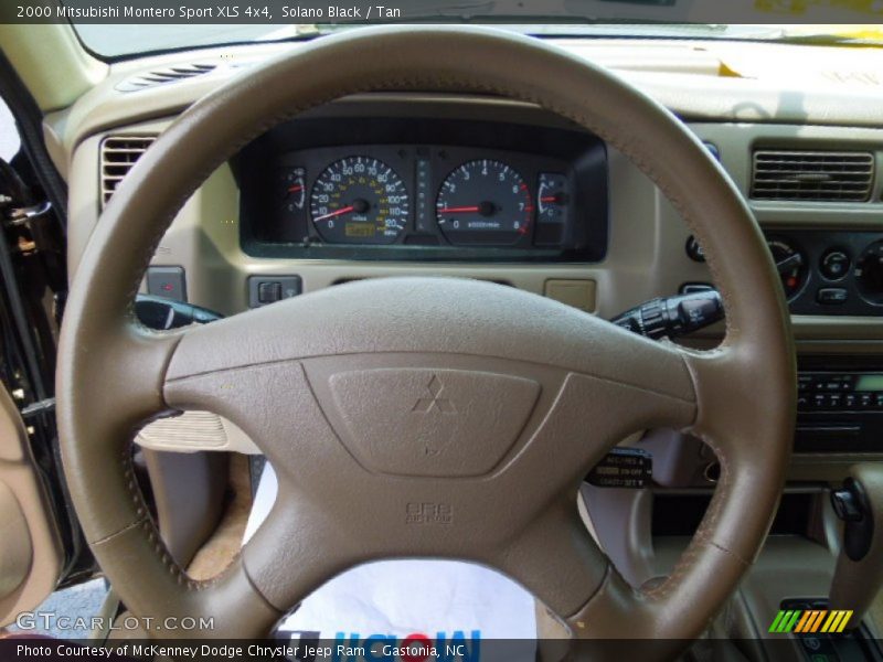 Solano Black / Tan 2000 Mitsubishi Montero Sport XLS 4x4