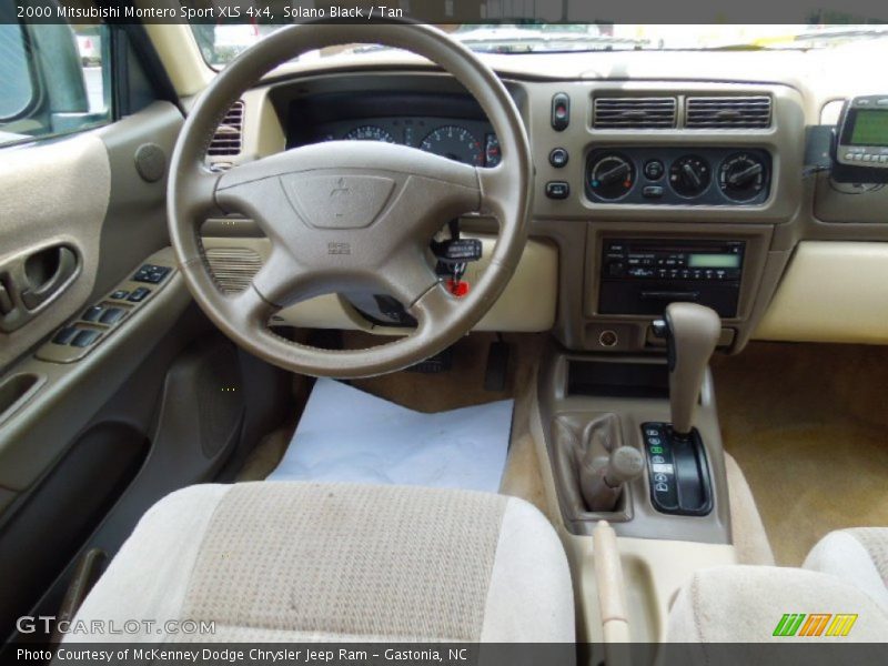Solano Black / Tan 2000 Mitsubishi Montero Sport XLS 4x4