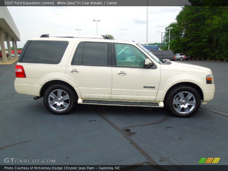 White Sand Tri Coat Metallic / Camel 2007 Ford Expedition Limited