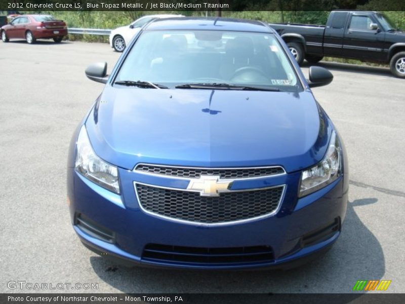 Blue Topaz Metallic / Jet Black/Medium Titanium 2012 Chevrolet Cruze LS