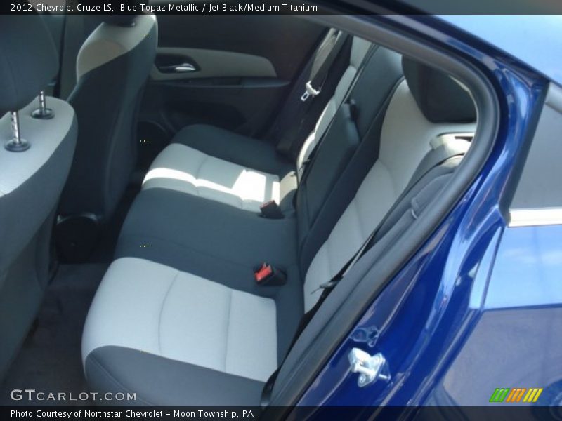 Blue Topaz Metallic / Jet Black/Medium Titanium 2012 Chevrolet Cruze LS