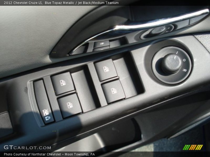 Blue Topaz Metallic / Jet Black/Medium Titanium 2012 Chevrolet Cruze LS