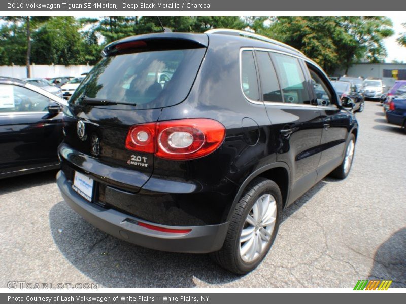 Deep Black Metallic / Charcoal 2010 Volkswagen Tiguan SE 4Motion