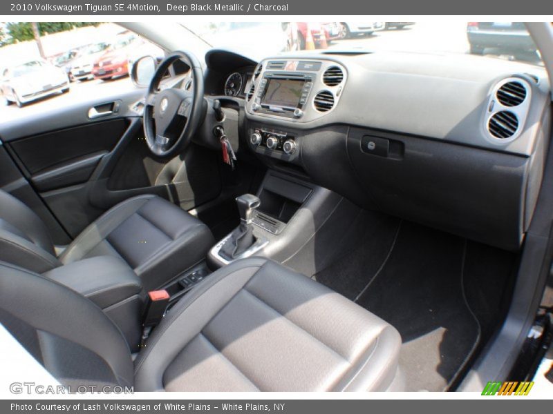 Deep Black Metallic / Charcoal 2010 Volkswagen Tiguan SE 4Motion