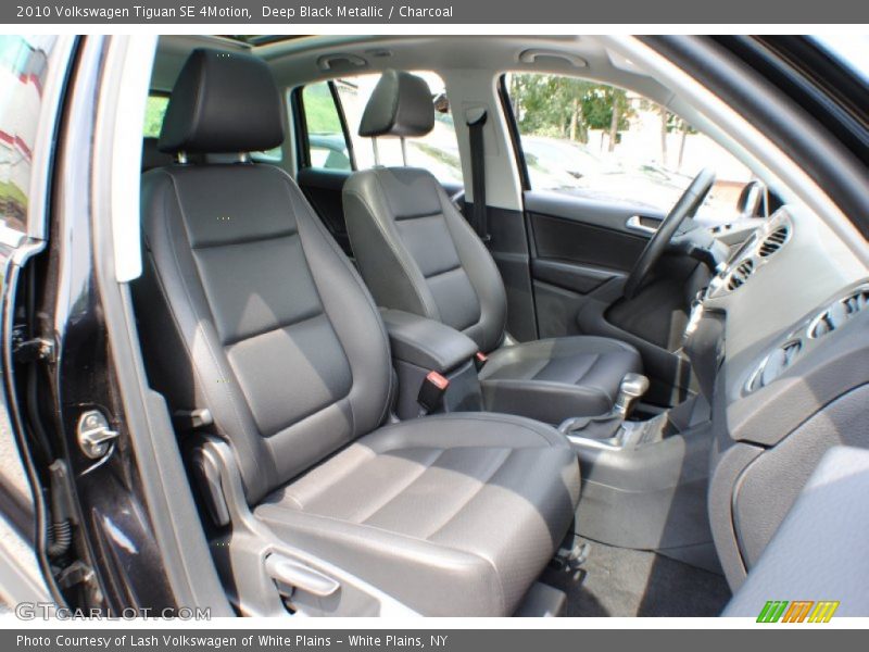Deep Black Metallic / Charcoal 2010 Volkswagen Tiguan SE 4Motion