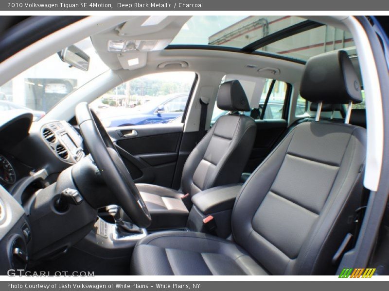 Deep Black Metallic / Charcoal 2010 Volkswagen Tiguan SE 4Motion
