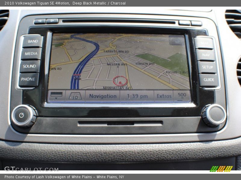 Deep Black Metallic / Charcoal 2010 Volkswagen Tiguan SE 4Motion