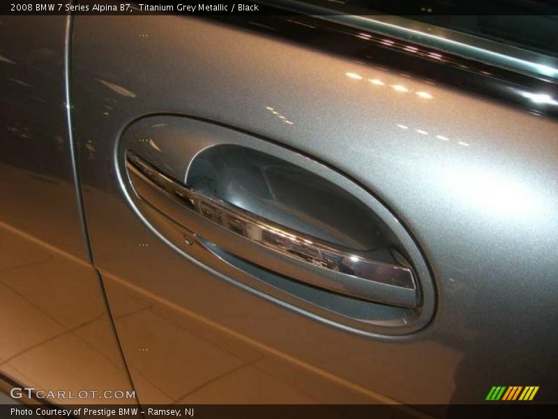Titanium Grey Metallic / Black 2008 BMW 7 Series Alpina B7