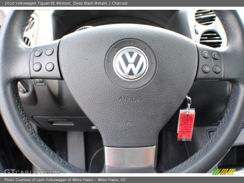 Deep Black Metallic / Charcoal 2010 Volkswagen Tiguan SE 4Motion