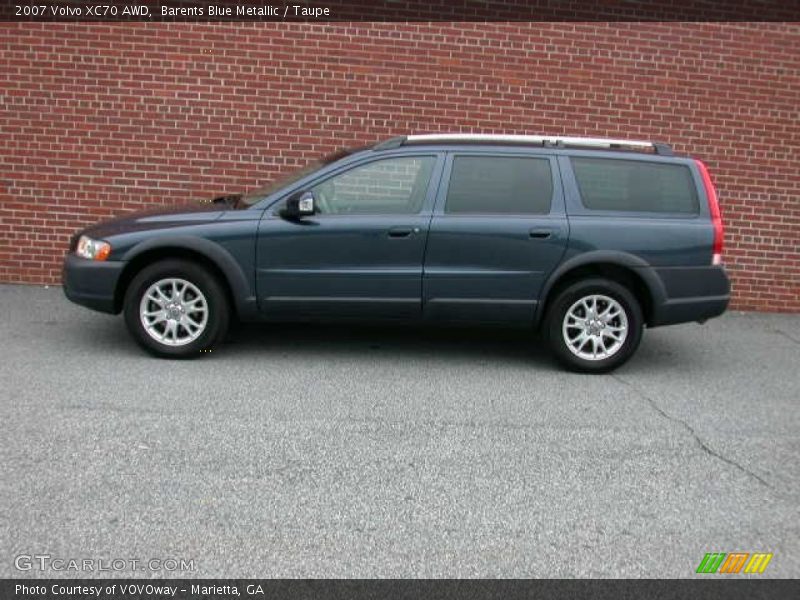 Barents Blue Metallic / Taupe 2007 Volvo XC70 AWD