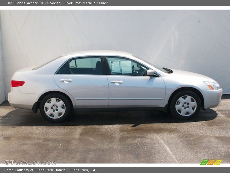 Silver Frost Metallic / Black 2005 Honda Accord LX V6 Sedan