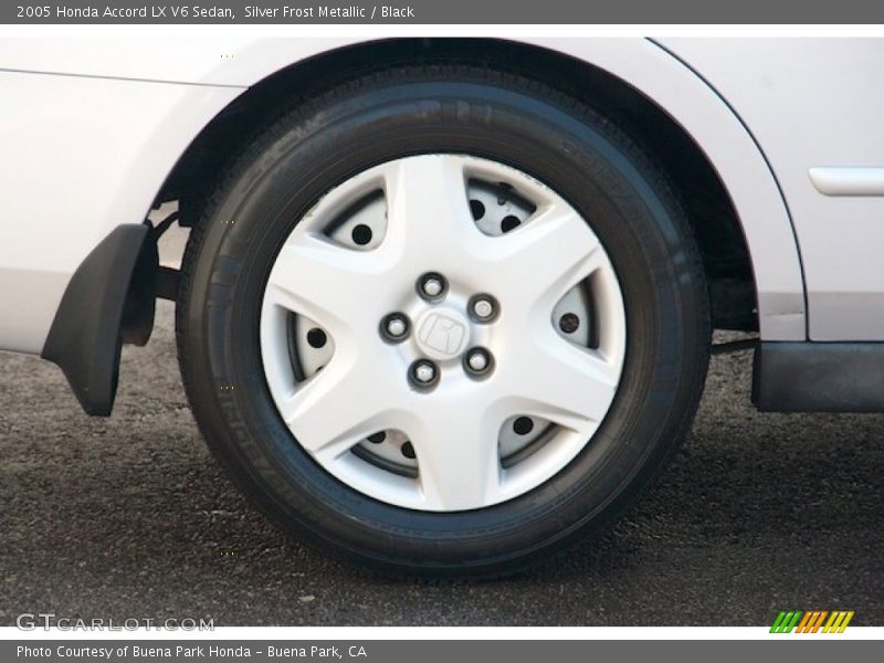 Silver Frost Metallic / Black 2005 Honda Accord LX V6 Sedan