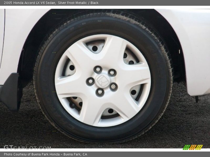 Silver Frost Metallic / Black 2005 Honda Accord LX V6 Sedan