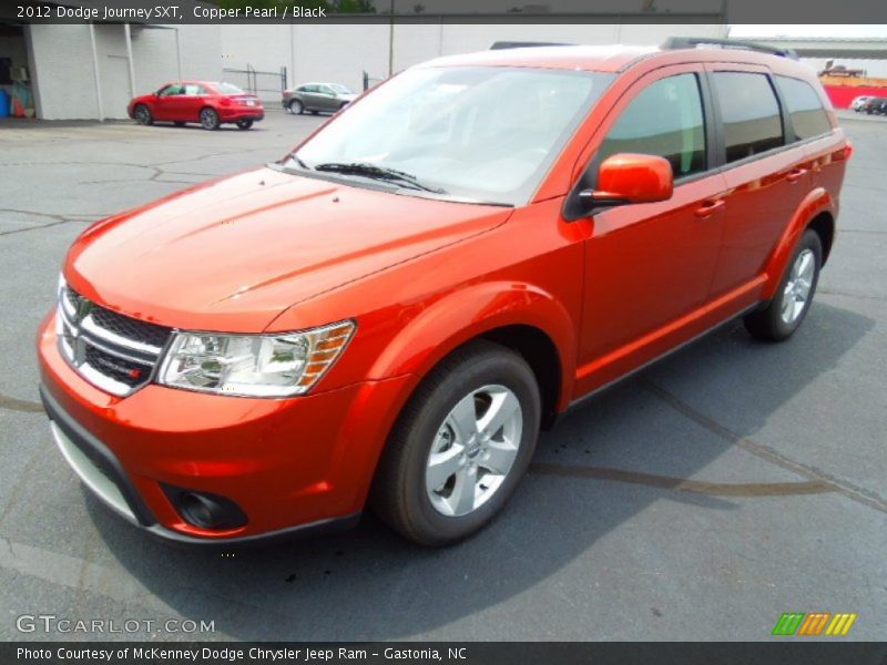 Copper Pearl / Black 2012 Dodge Journey SXT