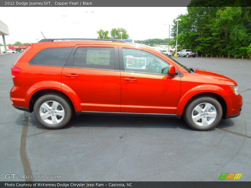 Copper Pearl / Black 2012 Dodge Journey SXT