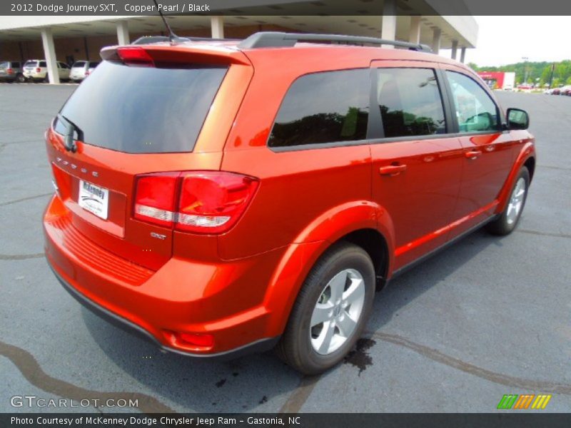 Copper Pearl / Black 2012 Dodge Journey SXT