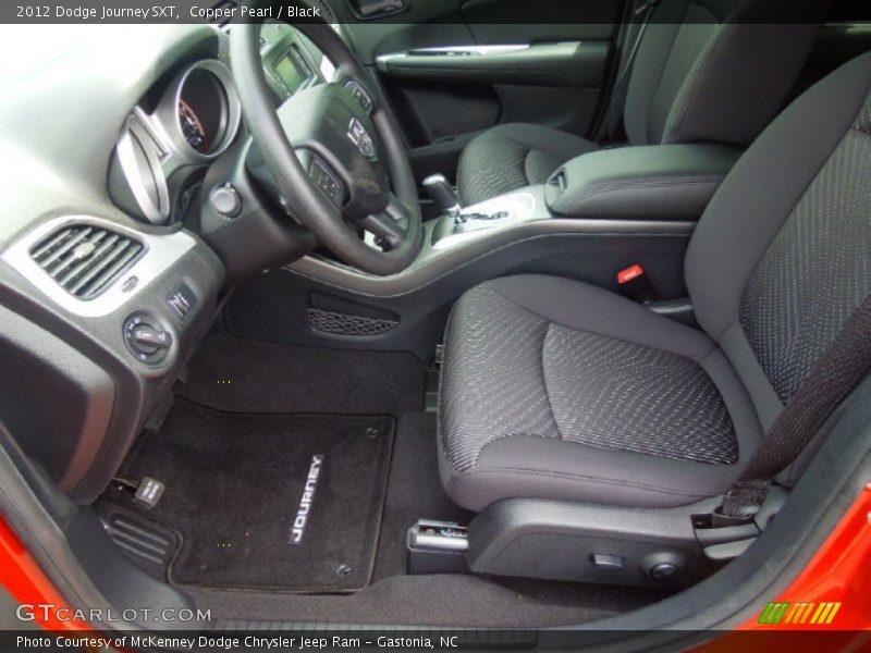 Copper Pearl / Black 2012 Dodge Journey SXT