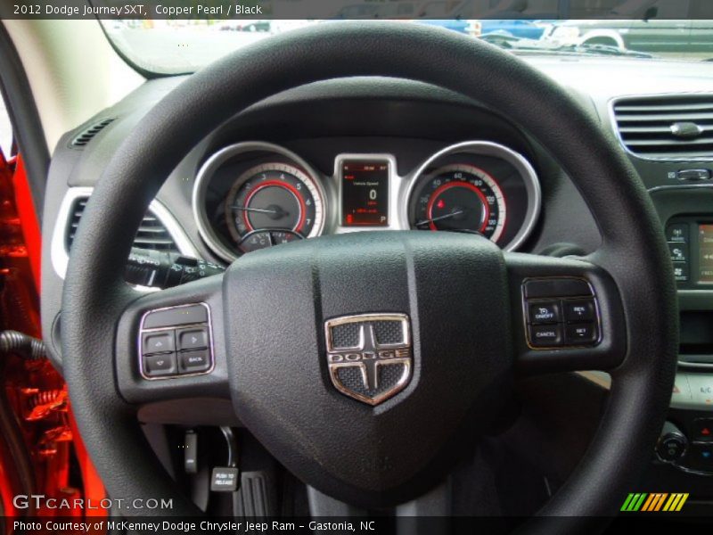 Copper Pearl / Black 2012 Dodge Journey SXT