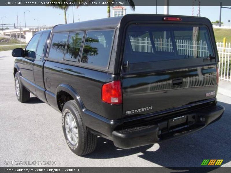 Onyx Black / Medium Gray 2003 GMC Sonoma SLS Extended Cab 4x4