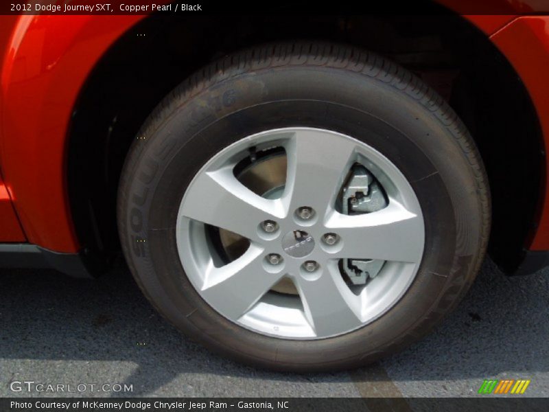 Copper Pearl / Black 2012 Dodge Journey SXT