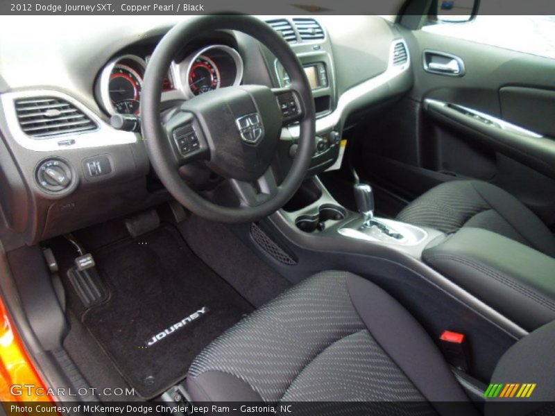 Copper Pearl / Black 2012 Dodge Journey SXT