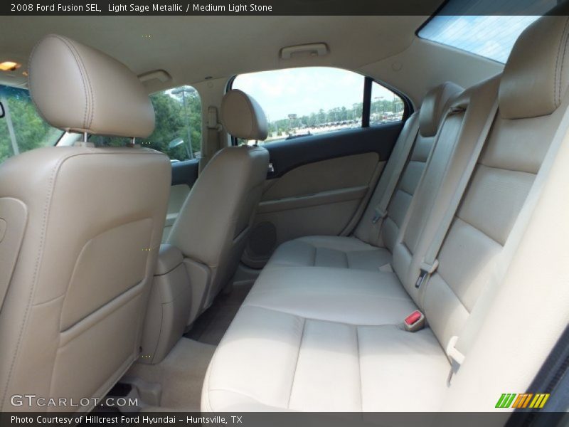 Light Sage Metallic / Medium Light Stone 2008 Ford Fusion SEL