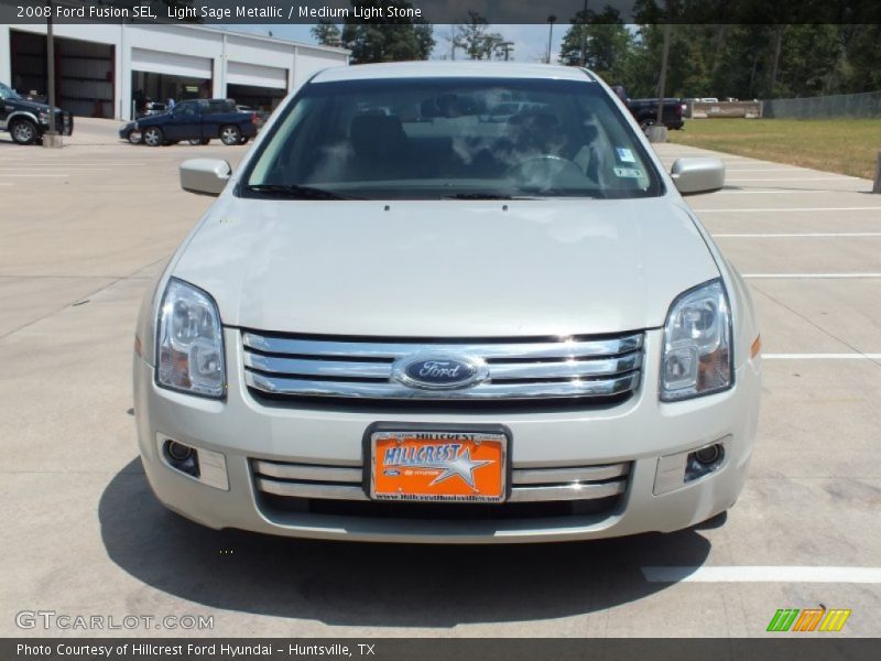 Light Sage Metallic / Medium Light Stone 2008 Ford Fusion SEL