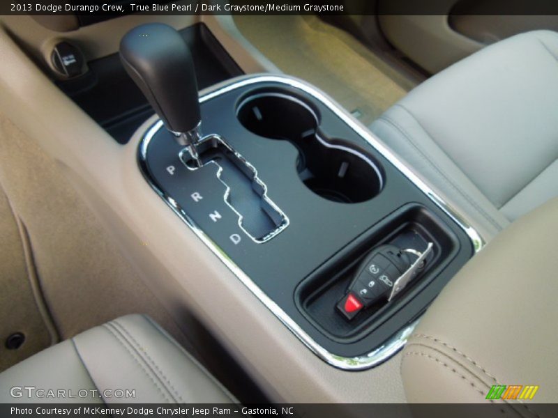 True Blue Pearl / Dark Graystone/Medium Graystone 2013 Dodge Durango Crew