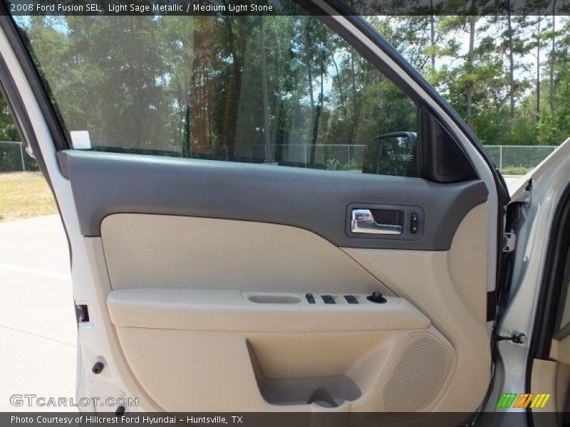 Light Sage Metallic / Medium Light Stone 2008 Ford Fusion SEL