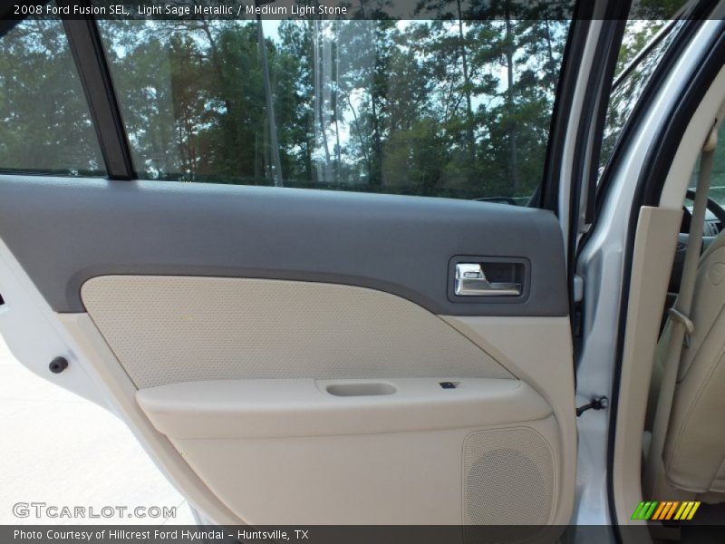 Light Sage Metallic / Medium Light Stone 2008 Ford Fusion SEL