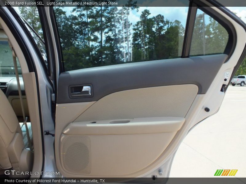 Light Sage Metallic / Medium Light Stone 2008 Ford Fusion SEL