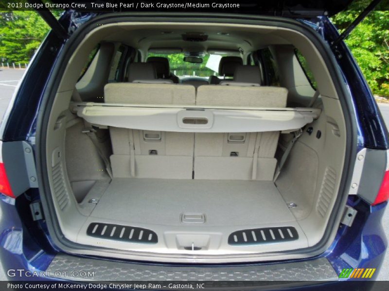 True Blue Pearl / Dark Graystone/Medium Graystone 2013 Dodge Durango Crew
