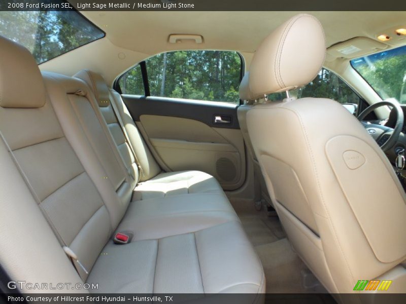Light Sage Metallic / Medium Light Stone 2008 Ford Fusion SEL