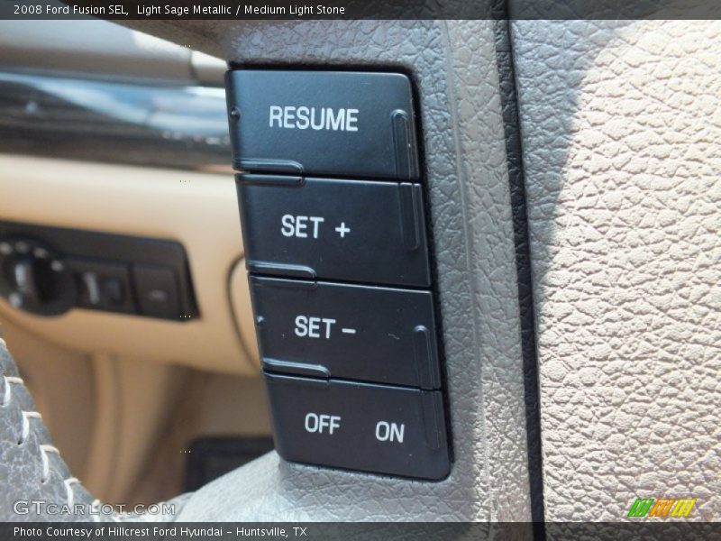 Light Sage Metallic / Medium Light Stone 2008 Ford Fusion SEL
