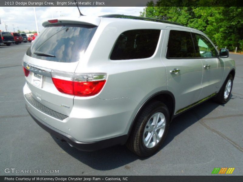 Bright Silver Metallic / Black 2013 Dodge Durango Crew