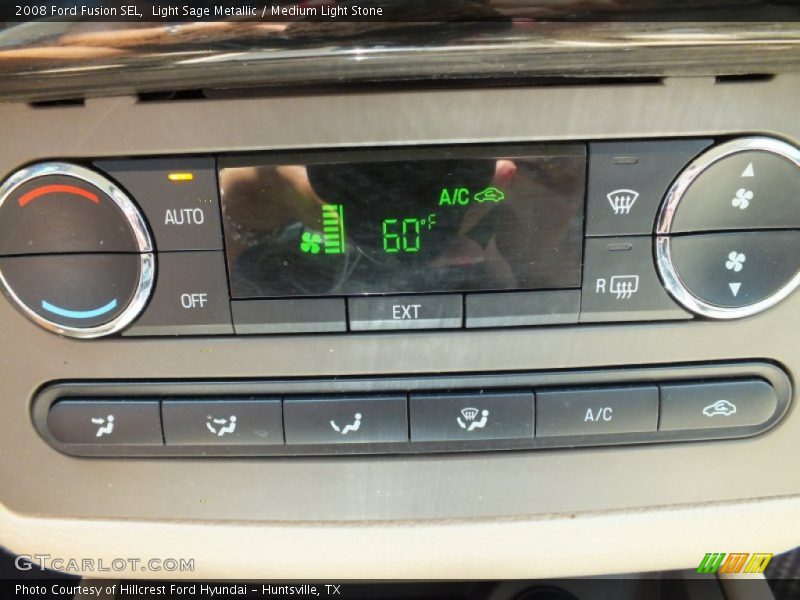 Light Sage Metallic / Medium Light Stone 2008 Ford Fusion SEL