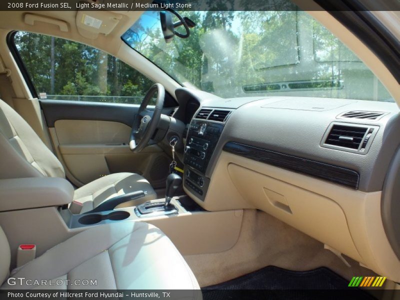 Light Sage Metallic / Medium Light Stone 2008 Ford Fusion SEL