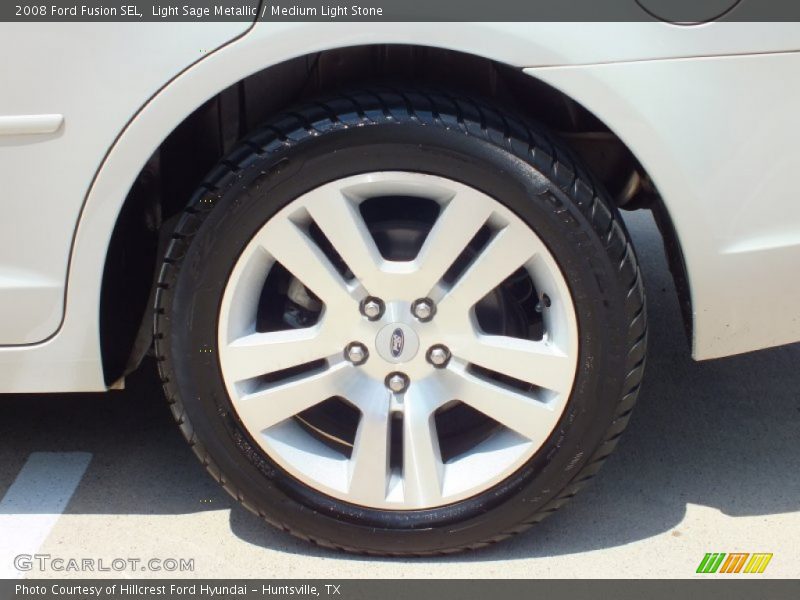 Light Sage Metallic / Medium Light Stone 2008 Ford Fusion SEL