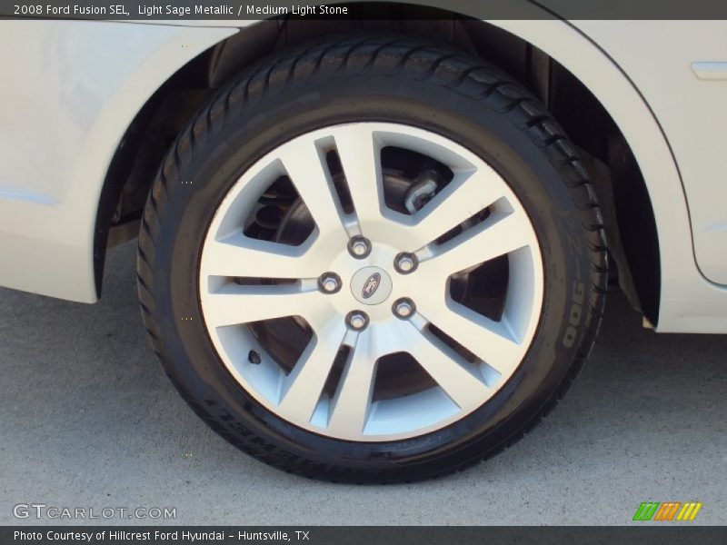 Light Sage Metallic / Medium Light Stone 2008 Ford Fusion SEL